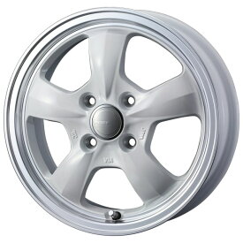 YOKOHAMA ADVAN dB V553A 155/65R14 75H GYRAFT 5S WHITE/RIMPOLISH 14インチ 4.5J+45 4H-100 サマー 4本セット