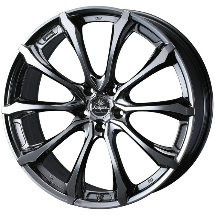 楽天市場】ホイール4本セット 22インチ 9J+42 5H-120 Kranze Versam 