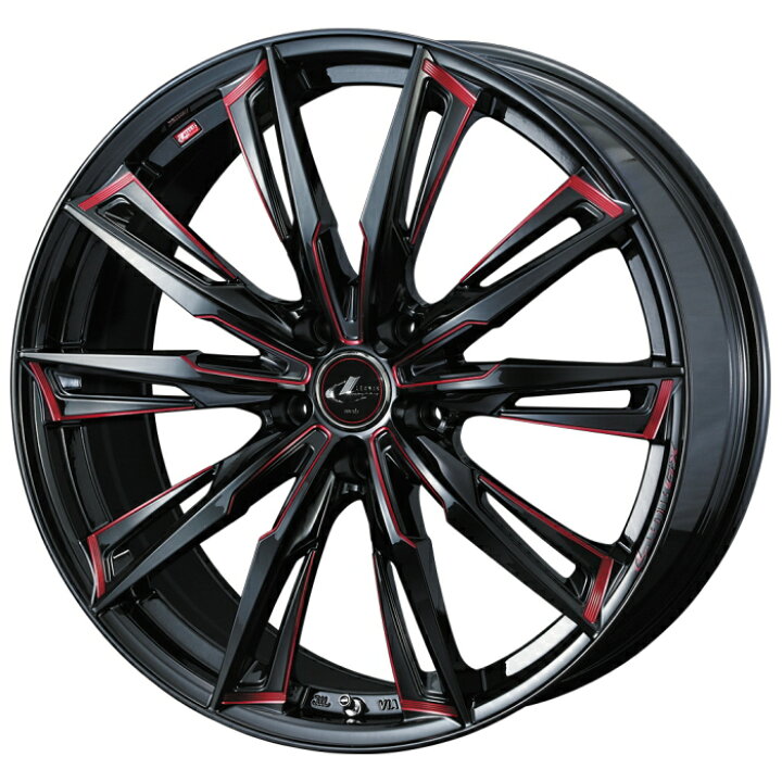 楽天市場】BRIDGESTONE ECOPIA NH200 225/55R17 LEONIS GX BK/SC RED 