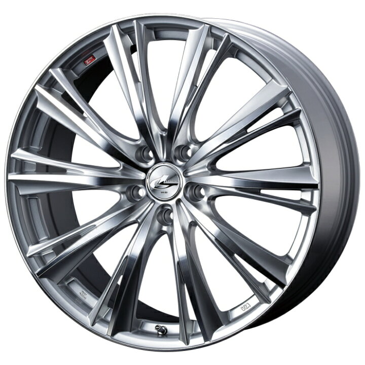 楽天市場】ホイール4本セット 17インチ 7J+47 5H-100 LEONIS WX HSMC 