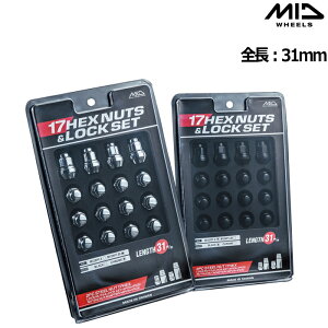 RAYS MARUKA MID 17HEX �z�C�[���i�b�g ����h�~���b�N�i�b�g�t�� 20�Z�b�g M12×P1.25/P1.5 17HEX