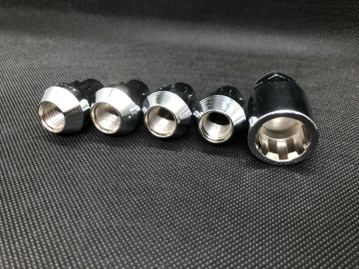 楽天市場】盗難防止ロックナット単品 メッキ 通常サイズ M12×P1.25/P1 