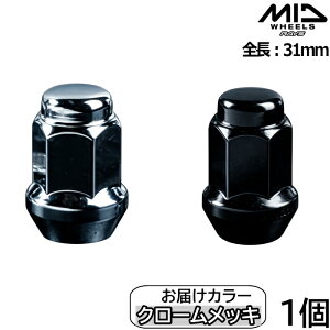 MID 17HEX �z�C�[���i�b�g�P�i �S��31mm 1�� �N���[�����b�L M12×P1.25 17HEX