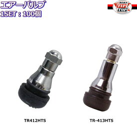 TIPTOP エアーバルブ スナップイン ゴムバルブ スリーブ付き 100個セット TR412 TR413 車 バイク