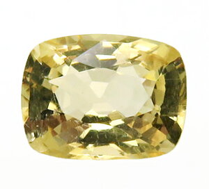 3030 【レアストーン 希少石】 イエローダンブライト 1.26ct 完全透明 ミャンマー : 瑞浪鉱物展示館 【送料無料】