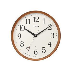 CITIZEN シチズン 暗くなると秒針を止め 音がしない 壁掛け時計 電波時計 8MY535-006 連続秒針 スイープ 文字入れ不可 取り寄せ品