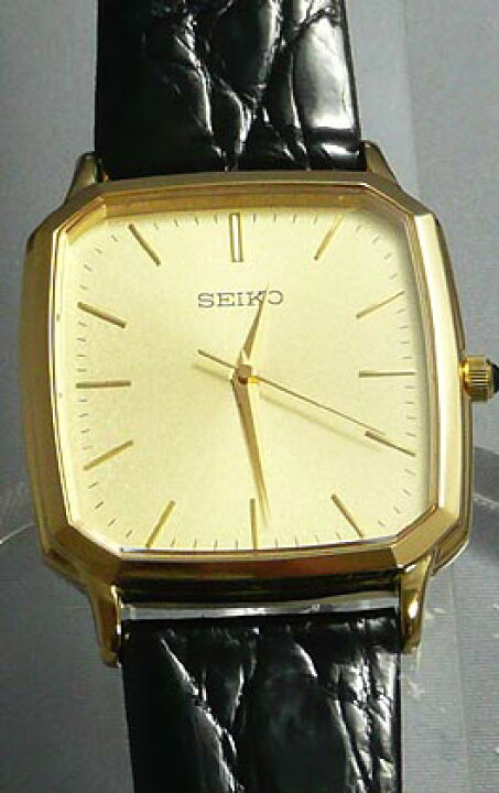 楽天市場 セイコー Seiko ドルチェ Dolce 男性用 腕時計 Sacm154 革バンド 電池式 角型 四角 刻印対応 有料 取り寄せ品 森本 時計店楽天市場店