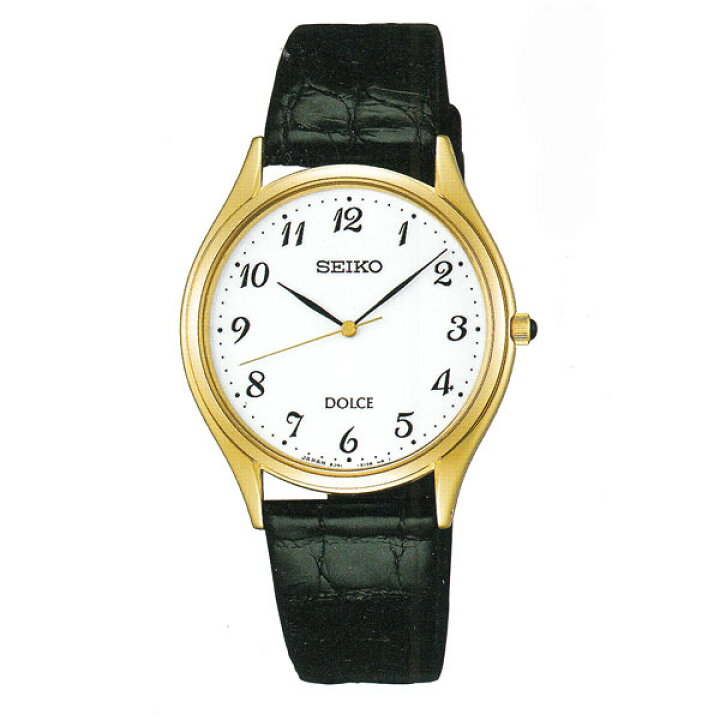 楽天市場】セイコー ドルチェ SACM172 男性用 腕時計 電池時計 革  