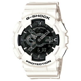 カシオ Gショック CASIO G-SHOCK ホワイト＆ブラックシリーズ GA-110GW-7AJF ビッグフェイス メンズ腕時計 国内正規品 名入れ刻印対応有料 取り寄せ品