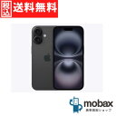 ◆ポイントUP◆《国内版SIMフリー》【超美品】【中古】 iPhone 16 128GB　[ブラック]　MYDQ3J/A バッテリー容量100％　白ロム 6.1インチ Apple（SIMフリー）