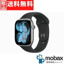 ◆ポイントUP◆【新品未開封品（未使用）】 Apple Watch Series 11 GPSモデル 42mm　MEQW4J/A　[スペースグレイアルミニウムケースとブラックスポーツバンド S/M ]　2025年版