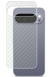 【2枚セット】Google Pixel 10 Pro XL 用 カーボン調 クリア 背面 保護フィルム ★ グーグル ピクセル テン プロ エックスエル