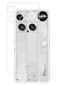 【2枚セット】Nothing Phone (3) 用 抗菌 抗ウイルス 防指紋 クリア 背面 保護 フィルム ★ ナッシング フォン スリー