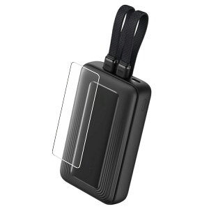 Anker Zolo Power Bank (Built-In USB-C/LightningP[u) A1680 p ȖʑΉ ی tB TPUtB C Ռz { y㋉Ҍz  AJ[ ] p[ oN