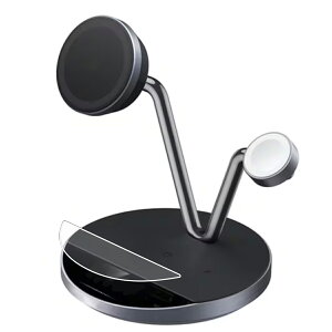 �y2���Z�b�g�zAnker Prime Wireless Charging Station B25X7J11 / B25X7J21 �p ���d�x 9H �A���`�O���A �^�C�v �t�� �ی� �t�B���� �� ���� �K���X�t�B���� �Ɠ����� ���d�x9H �A���J�[ �v���C�� ���C�����X �`��