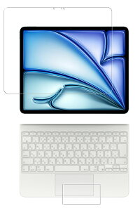 [2���g(���+�^�b�`�p�b�h)] iPad Air 13�C���` M3 (Magic Keyboard) �p [N35] ������ ���ׂ��� �R�� �R�E�C���X �N���A �^�C�v �t�� �ی� �t�B���� �� �A�b�v�� �A�C�p�b�h �G�A�[