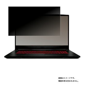 MSI Katana GF76 12U 2022年2月モデル 用 [N40]【 4way のぞき見防止 プライバシー保護 】 画面に貼る 液晶 保護 フィルム ★ エムエスアイ カタナ