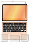 【3点セット(画面+パームレスト+タッチパッド)】MacBook Air 13 (2020 M1) 用 [N35] マット 反射低減 タイプ 液晶 保護 フィルム ＋ カーボン調 保護フィルム ★ アップル マックブック エアー