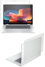 【2枚組(画面+天板)】HP Envy x360 16-ac 16-ac0000 2024年モデル 用 [400-280] マット 反射低減 タイプ 液晶 保護 フィルム ＋ カーボン調 天板 保護フィルム ★ エンヴィ