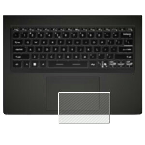 MSI Venture A14 AI+ A3HM 2025年モデル 用 カーボン調 クリア タッチパッド 専用 保護 フィルム ★ トラックパッド エムエスアイ ベンチャー エーフォーティーン エーアイ プラス