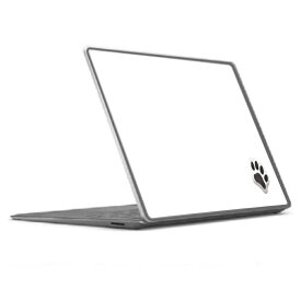 [Microsoft Surface Laptop 4 / Laptop 3 13.5インチ用 肉球 天板フィルム なんちゃって ぷくぷく ホワイト/ブラック] SPACECOOL(r)フィルム使用 （ノートパソコン熱中症予防 ※屋外利用時）