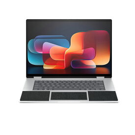 [パームレスト＋タッチパッド] HP Envy x360 16-ac 16-ac0000 2024年モデル対応 スキンシール 保護 フィルム 傷防止 日本製 [ブラック/ランダムライン メタル調]