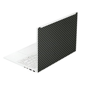 【スーパーSALE 10%OFF】HP OmniBook 7 Aero 13-bg 2025年モデル対応 スキンシール 天板 保護 シート フィルム 傷防止 日本製 [ブラック カーボン調]