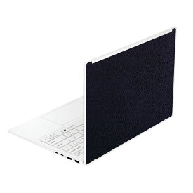 【スーパーSALE 10%OFF】HP OmniBook 7 Aero 13-bg 2025年モデル対応 スキンシール 天板 保護 シート フィルム 傷防止 日本製 [ブラック レザー調]