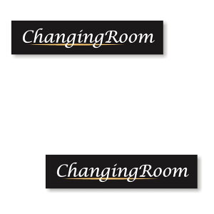 [2Zbg] CHICV[Y [ CHANGING ROOM ] TC V[ XebJ[ |f 180mm x 40mm 0.08mm lp TCV[ hATC [TC }[N ēW \   X X ze
