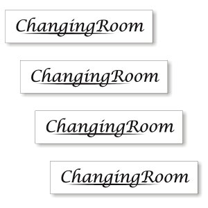 [4Zbg] CHICV[Y [ CHANGING ROOM ] TC V[ XebJ[ |f 180mm x 40mm 0.08mm lp TCV[ hATC [TC }[N ēW \   X X ze