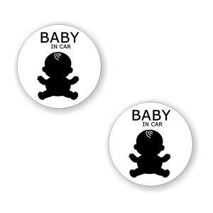 [2Zbg][ BABY IN CAR ]  TC V[ XebJ[ |f a 100mm 0.08mm ی` xCr[CJ[ BABY In Car XebJ[ J[TC Z[teBXebJ[ Ԃ Ă܂ J[X
