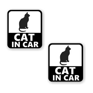 [2Zbg][ CAT IN CAR ]  TC V[ XebJ[ |f 95mm x 105mm 0.08mm lp LbgCJ[ CAT In Car XebJ[ J[TC Z[teBXebJ[ L lR ˂ Ă܂ J[