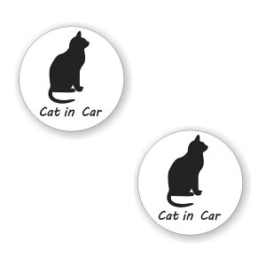 [2Zbg][ CAT IN CAR ]  TC V[ XebJ[ |f a 100mm 0.08mm ی` LbgCJ[ Cat In Car XebJ[ J[TC Z[teBXebJ[ L lR ˂ Ă܂ J[