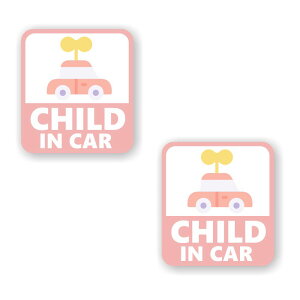 [2Zbg][ CHILD IN CAR ]  TC V[ XebJ[ |f 95mm x 105mm 0.08mm lp `ChCJ[ Child In Car XebJ[ J[TC Z[teBXebJ[ q Ă܂ J[X