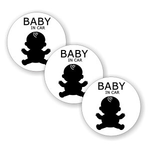 [3Zbg][ BABY IN CAR ]  TC V[ XebJ[ |f a 100mm 0.08mm ی` xCr[CJ[ BABY In Car XebJ[ J[TC Z[teBXebJ[ Ԃ Ă܂ J[X