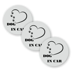 [3Zbg][ DOG IN CAR ]  TC V[ XebJ[ |f a 100mm 0.08mm ی` hbOCJ[ Dog In Car XebJ[ J[TC Z[teBXebJ[  Ck hbO Ă܂ J[