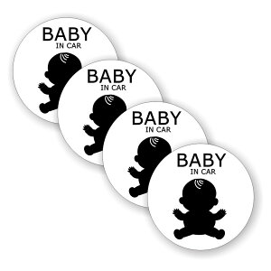 [4Zbg][ BABY IN CAR ]  TC V[ XebJ[ |f a 100mm 0.08mm ی` xCr[CJ[ BABY In Car XebJ[ J[TC Z[teBXebJ[ Ԃ Ă܂ J[X