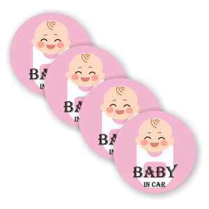 [4Zbg][ BABY IN CAR ]  TC V[ XebJ[ |f a 100mm 0.08mm ی` xCr[CJ[ Baby In Car XebJ[ J[TC Z[teBXebJ[ Ԃ Ă܂ J[X