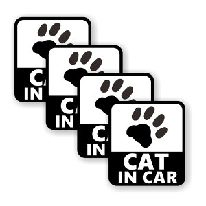 [4Zbg][ CAT IN CAR ][  ]  TC V[ XebJ[ |f 95mm x 105mm 0.08mm lp LbgCJ[ Cat In Car XebJ[ J[TC Z[teBXebJ[ L lR ˂ Ă