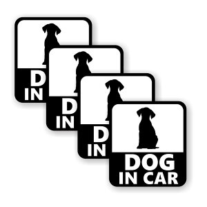 [4Zbg][ DOG IN CAR ]  TC V[ XebJ[ |f 95mm x 105mm 0.08mm lp hbOCJ[ Dog In Car XebJ[ J[TC Z[teBXebJ[  Ck hbO Ă܂ {