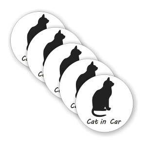 [5Zbg][ CAT IN CAR ]  TC V[ XebJ[ |f a 100mm 0.08mm ی` LbgCJ[ Cat In Car XebJ[ J[TC Z[teBXebJ[ L lR ˂ Ă܂ J[