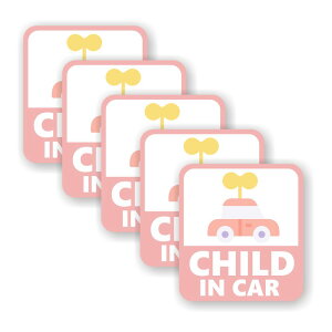 [5Zbg][ CHILD IN CAR ]  TC V[ XebJ[ |f 95mm x 105mm 0.08mm lp `ChCJ[ Child In Car XebJ[ J[TC Z[teBXebJ[ q Ă܂ J[X