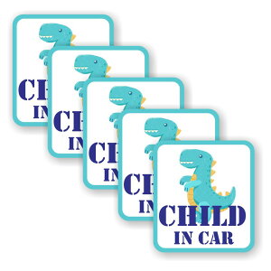 [5Zbg][ CHILD IN CAR ]  TC V[ XebJ[ |f 95mm x 105mm 0.08mm lp `ChCJ[ Child In Car XebJ[ J[TC Z[teBXebJ[ Ԃ Ă܂ J
