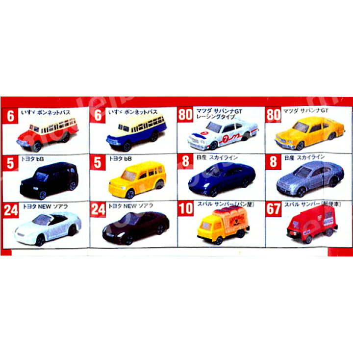 楽天市場】カプセルトミカミニコレクションVol.5 全12種ユージン 