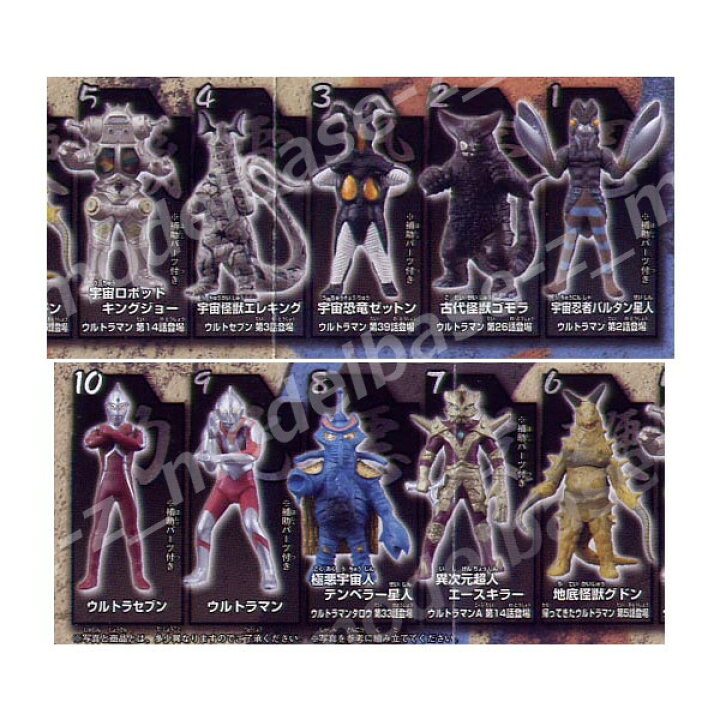 楽天市場】【送料無料】HGシリーズ ウルトラマンウルトラ大怪獣 