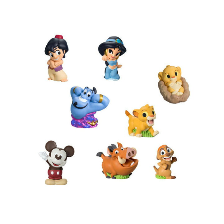楽天市場 送料無料 ディズニーフレンズミニフィギュア パート２ 全８種disney Friendsバンダイキャンディトイ モデルベースｚ