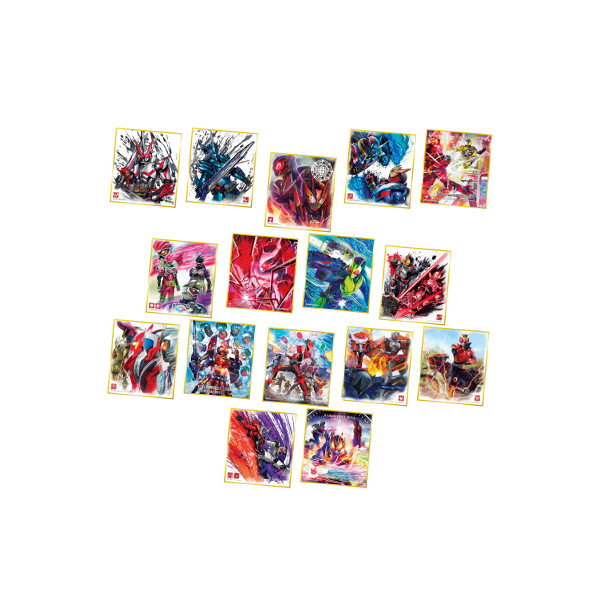 【送料無料】仮面ライダー色紙ART パート8全16種バンダイキャンディトイ　食玩