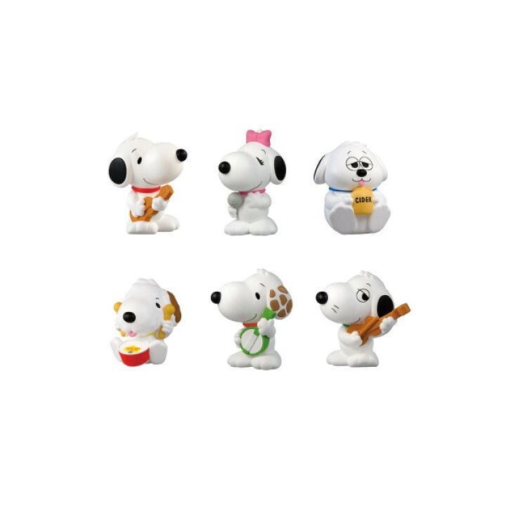 楽天市場 送料無料 スヌーピー Snoopyスヌーピーフレンズ パート３デイジーヒルパピーズ全６種バンダイキャンディトイ 食玩 モデルベースｚ
