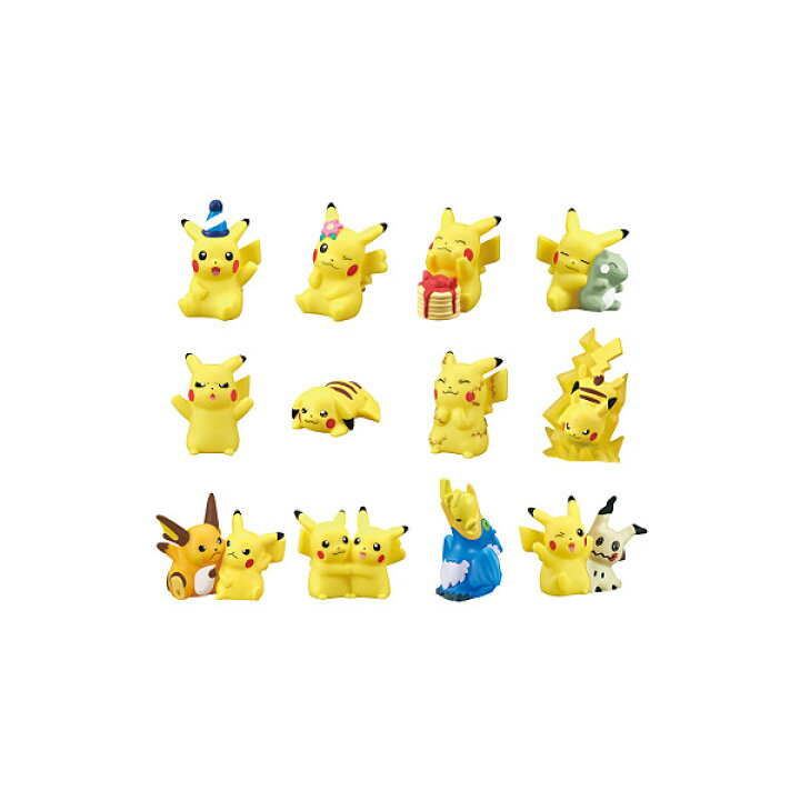 楽天市場 ポケットモンスターポケモンキッズ ピカチュウピカピカ大集合 編全１２種バンダイキャンディトイ 食玩 モデルベースｚ