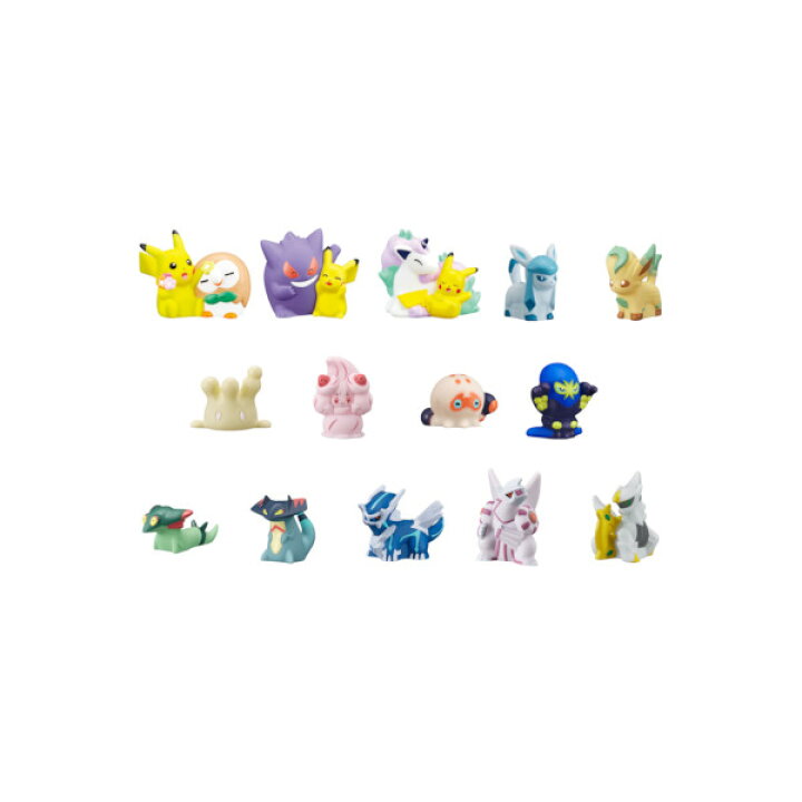 楽天市場 ポケットモンスターポケモンキッズディアルガ パルキア アルセウス編より ノーマル１４種バンダイキャンディトイ 食玩 モデルベースｚ